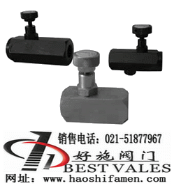 管式單向型號總攬表